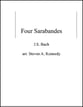 Four Sarabandes Orchestra sheet music cover